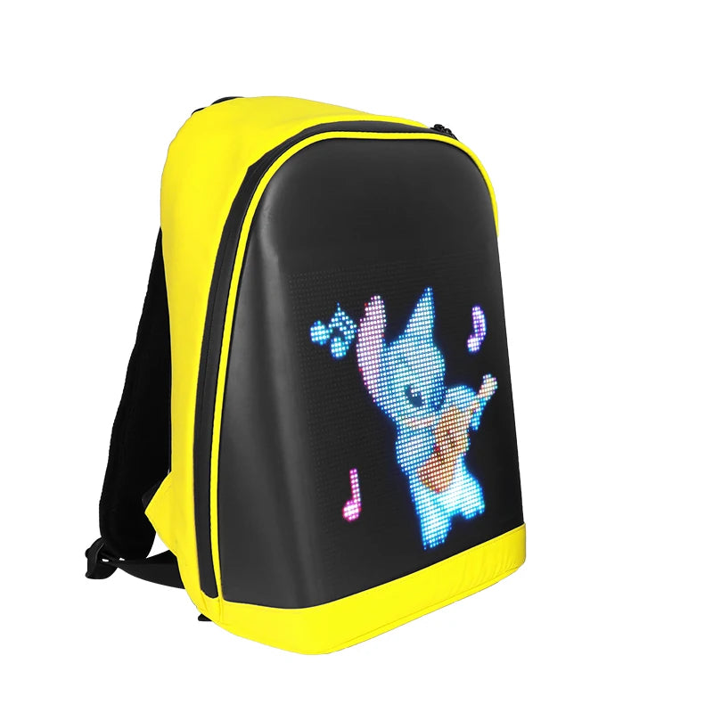 2021 Smart Led Pix Backpack LED Advertising Light Waterproof WiFi Version Backpack Outdoor Climb Bag Walking Billboard Bags