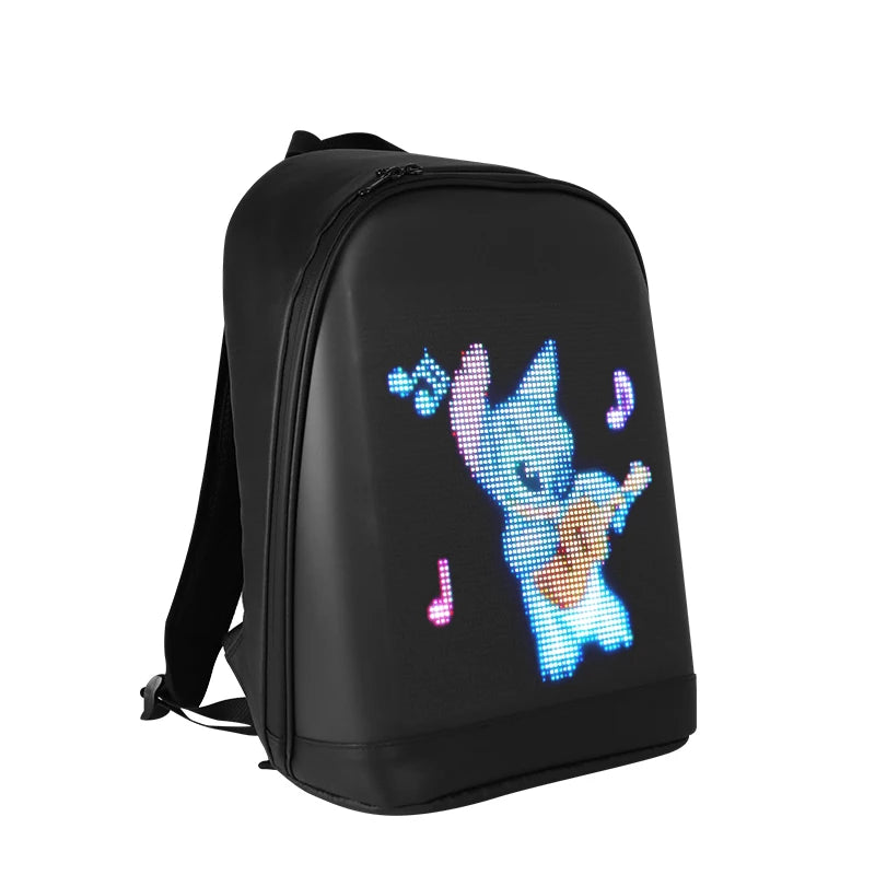 2021 Smart Led Pix Backpack LED Advertising Light Waterproof WiFi Version Backpack Outdoor Climb Bag Walking Billboard Bags